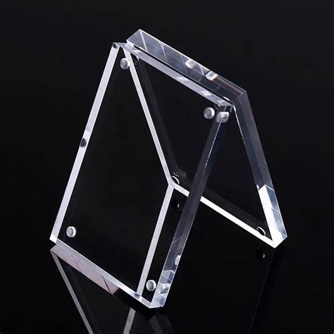 acrylic magnetic business card holder